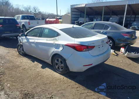 2015 Hyundai Elantra Se from USA, damaged, VIN 5NPDH4AE4FH618929